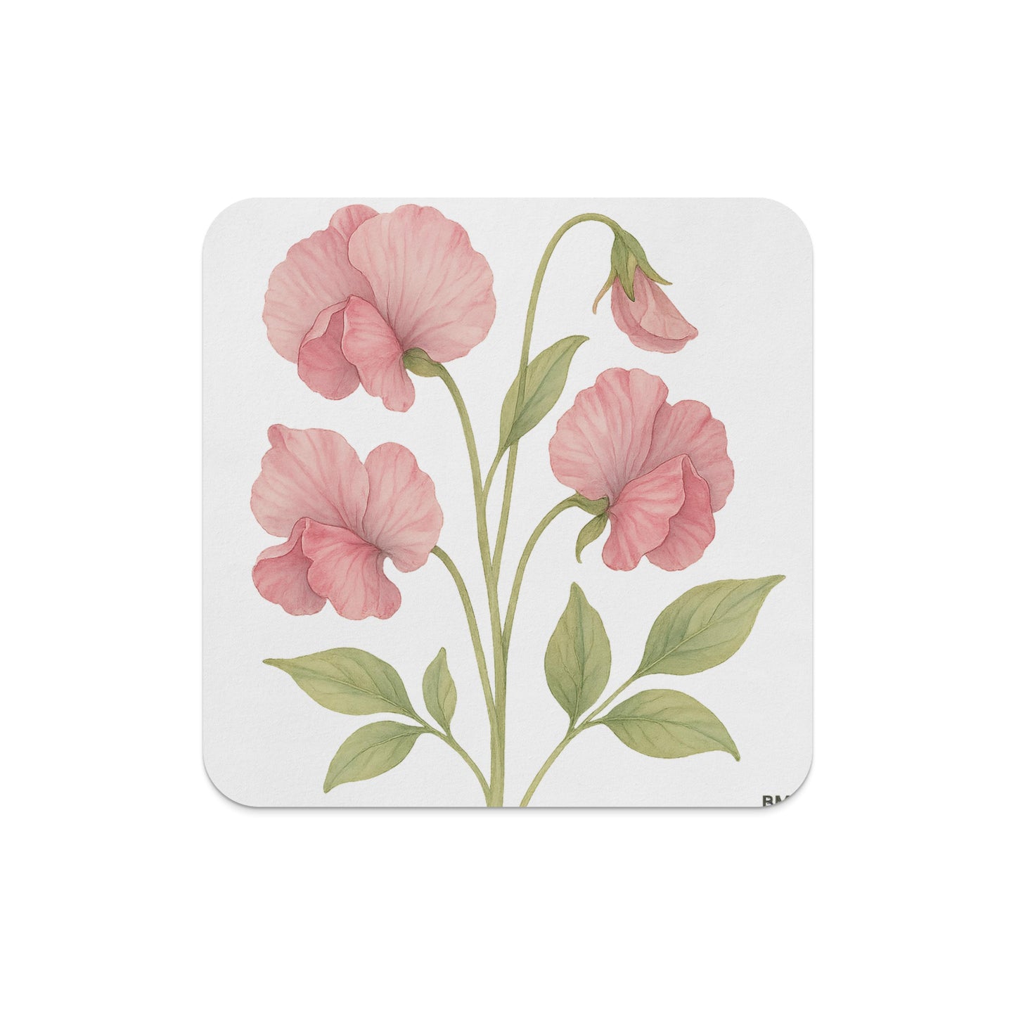 Beautiful Pink Botanical Floral Design Art product