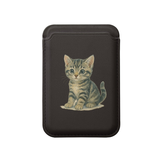 Cute Kitten Design Brown Phone Case Product