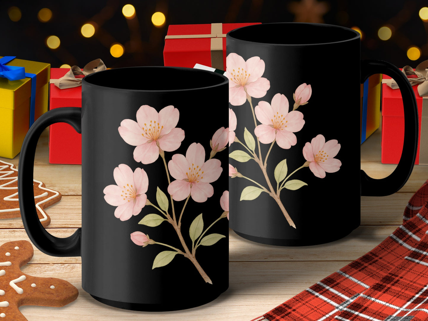 Beautiful Cherry Blossom Print Mug Perfect Gift product