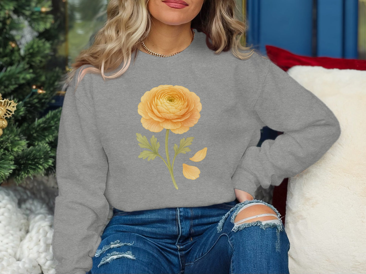 Beautiful Blooming Flower Design Sweatshirt product