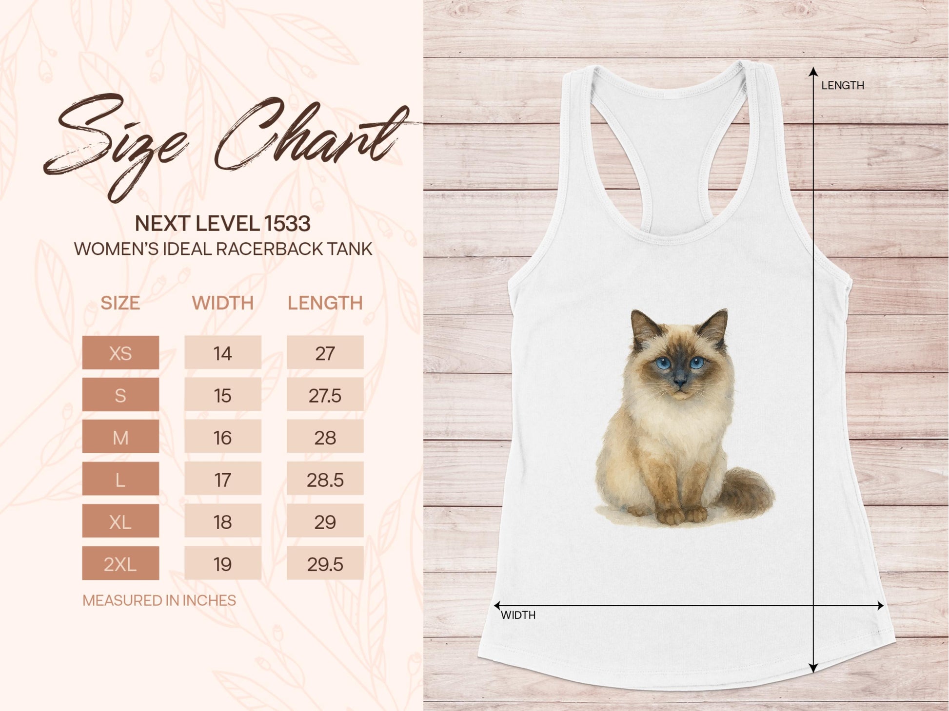 Cute Blue Eyed Cat Graphic Racerback Tank product
