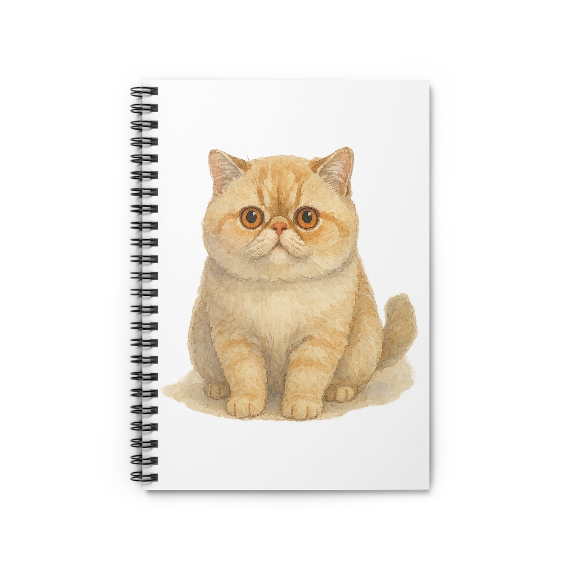 Adorable Cute Cat Illustration Spiral Notebook product