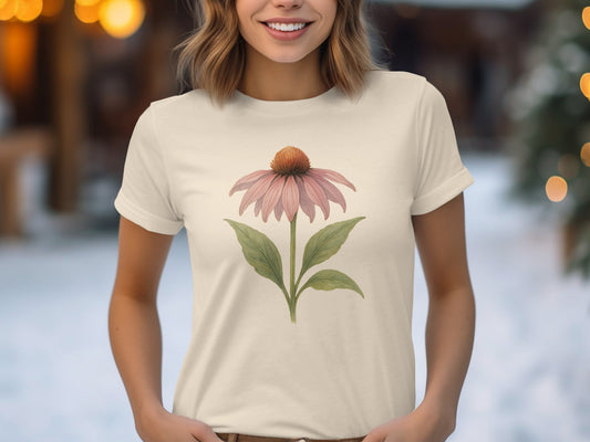Echinacea Flower Graphic Tee shirt product type