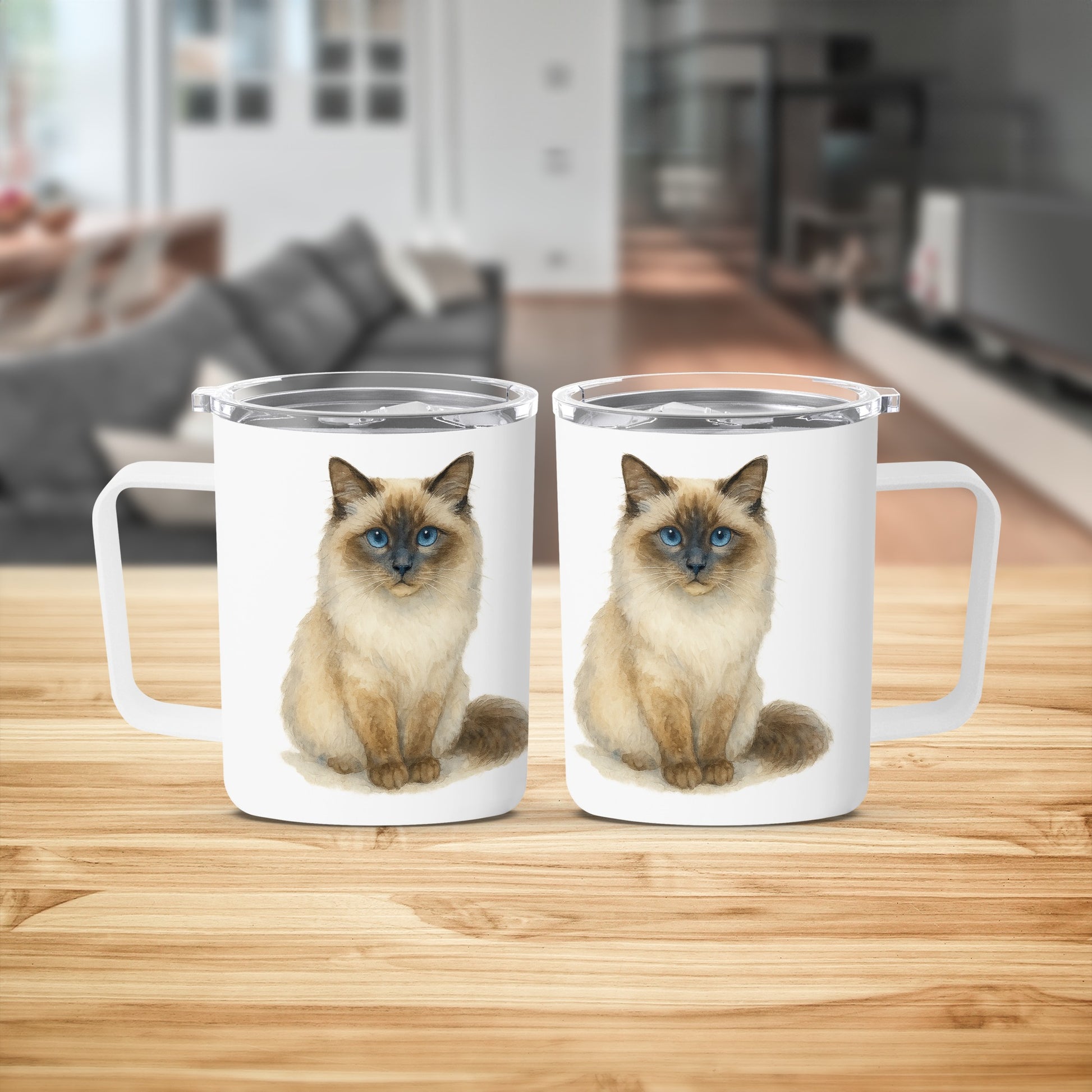 Adorable Ragdoll Cat Double Wall Insulated Mug product