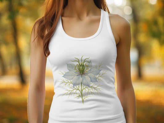 Floral Botanical Print Tank Top Fashion product