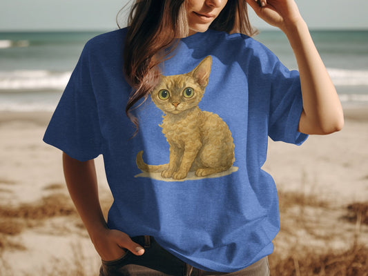 Adorable Big-Eyed Kitten Graphic T-Shirt product type