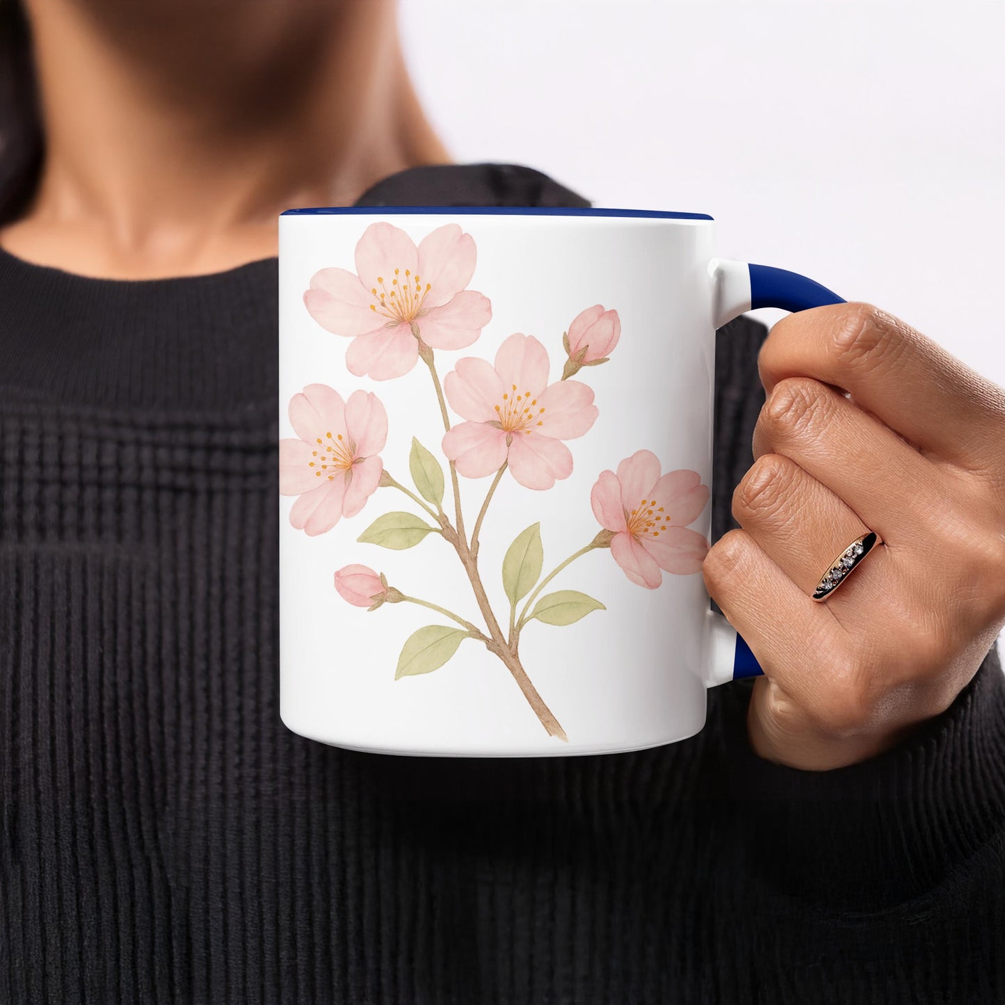 Beautiful Pink Cherry Blossom Design Coffee Mug product