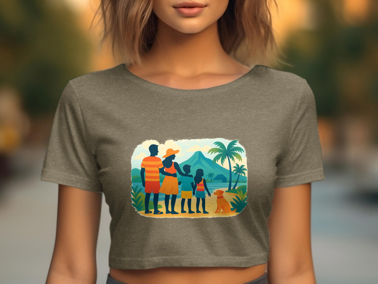 Family Vacation Graphic Tee for Women product type