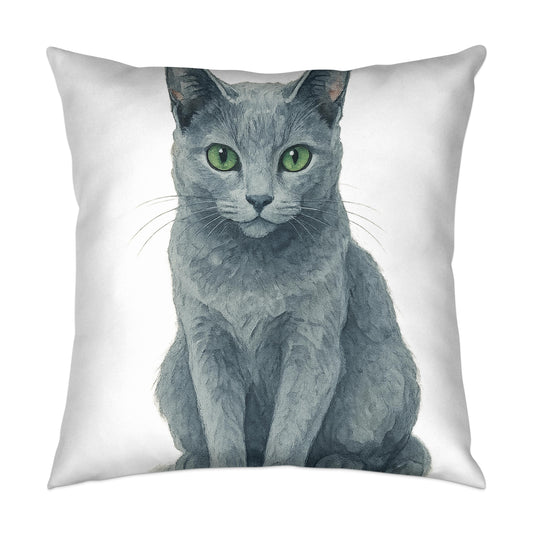 Charming Cat Illustration Throw Pillow product