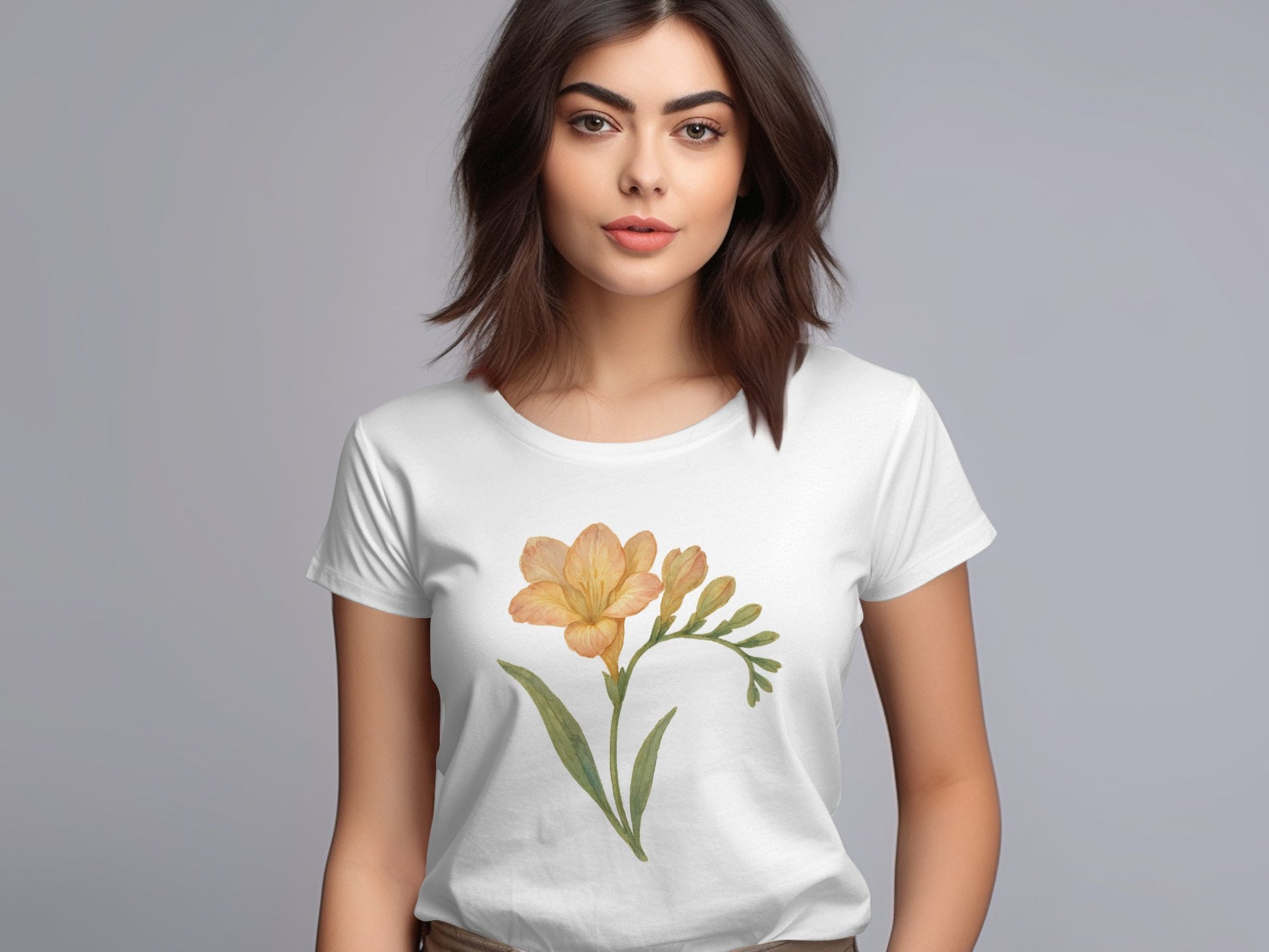 Elegant Floral Printed Women's Fashion Shirt product type