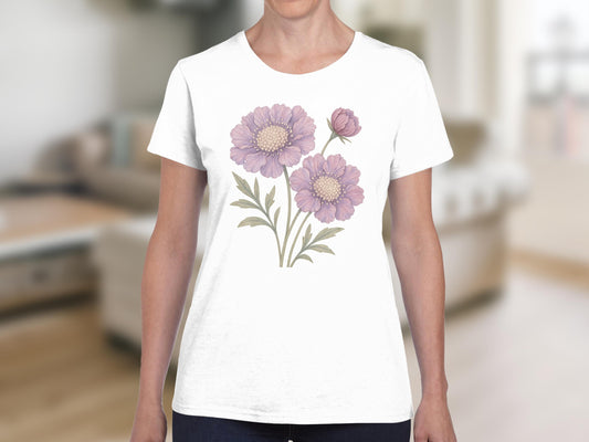 Vintage Floral Print Graphic Casual T-Shirt product type