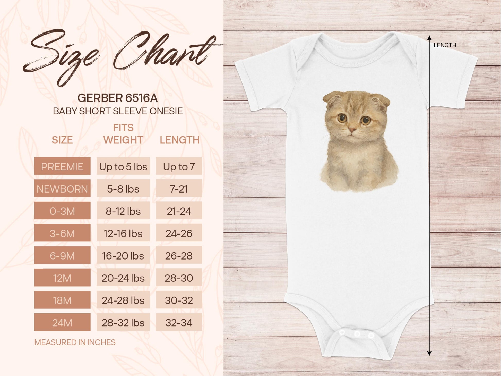 Cute Kitten Print Baby Short Sleeve Onesie product