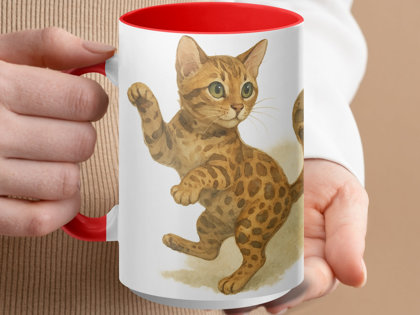 Adorable Cat Design Coffee Mug Cute Collectible product