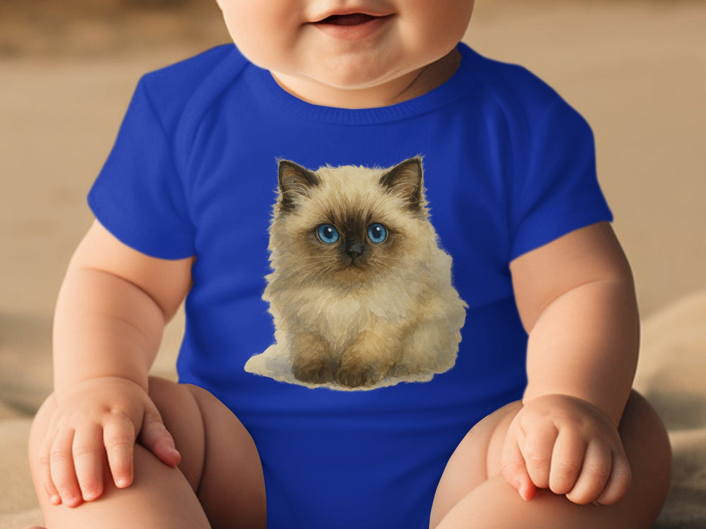 Adorable Kitty Print for Cute Baby Bodysuit Product Type