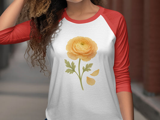 Stylish Shirt with Large Yellow Flower Print product