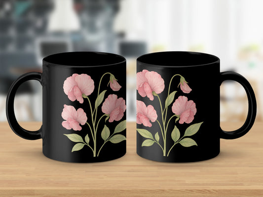 Floral Design Coffee Mug with Pink Blossoms product type