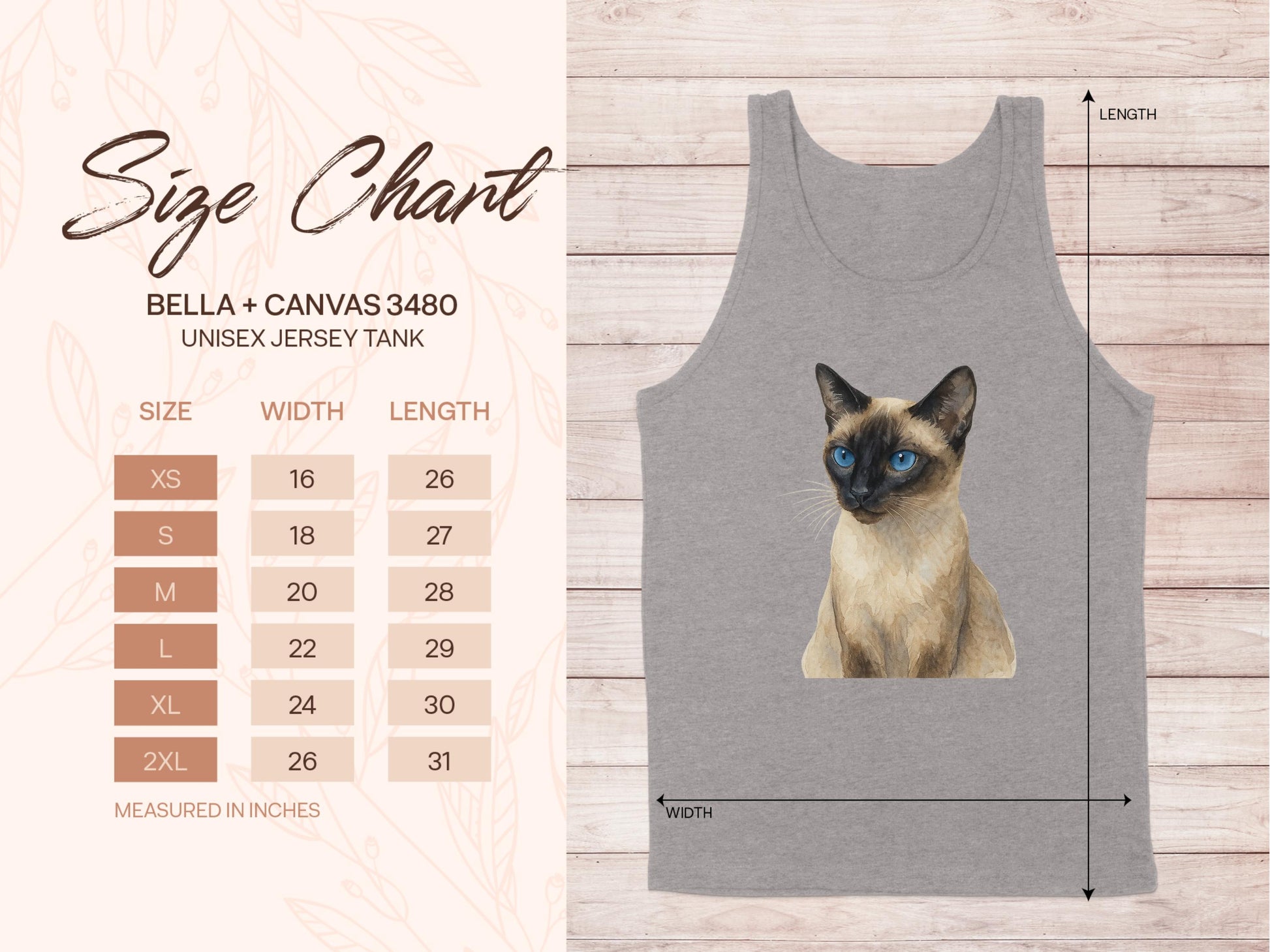 Bella + Canvas 3480 Unisex Jersey Tank product type