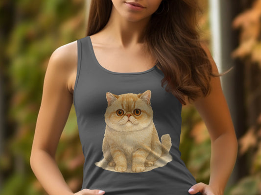 Cute Cat Graphic Tank Top Shirt Novelty Fashion product