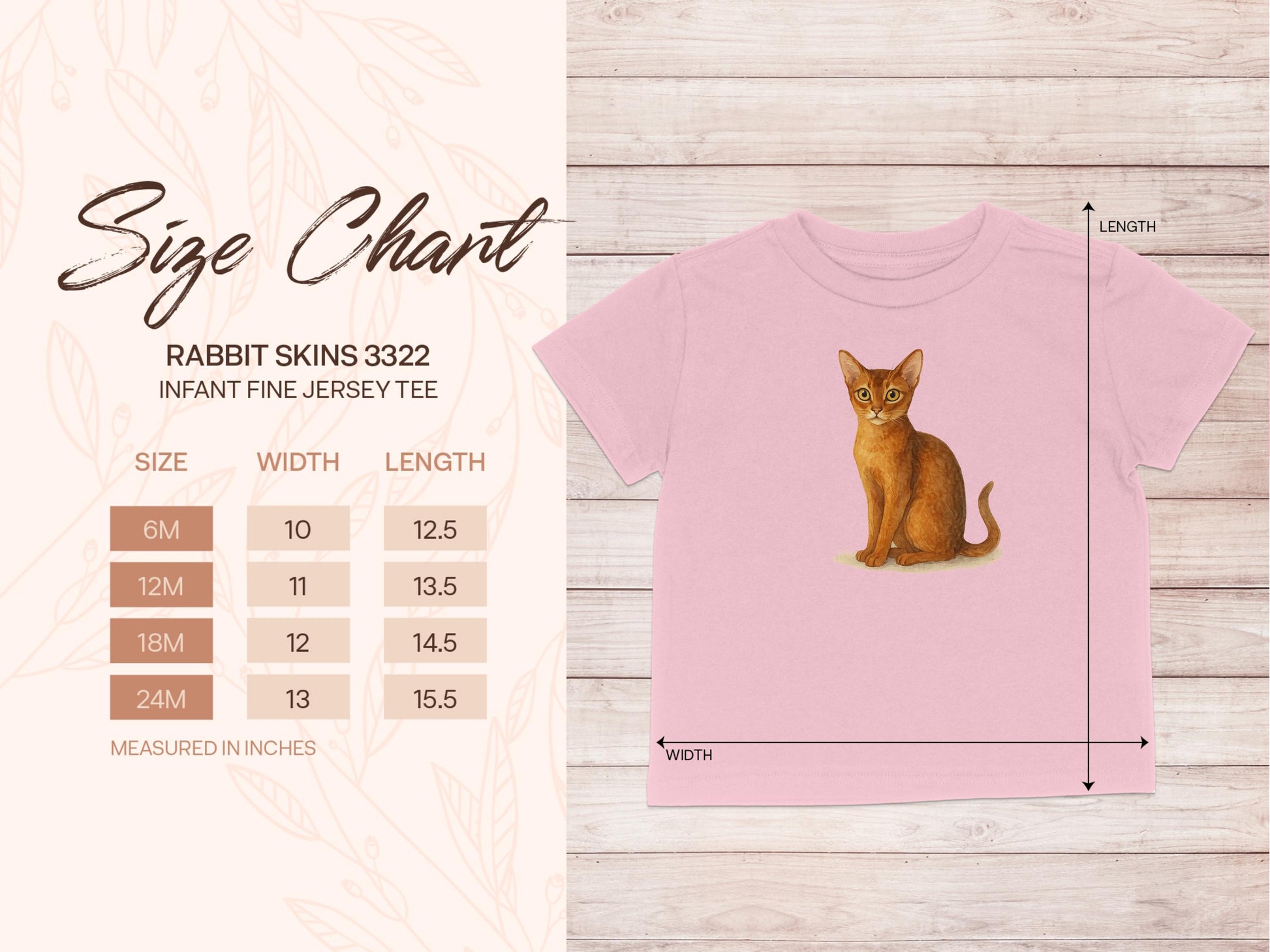 Infant Fine Jersey Tee Adorned With Cat Print product