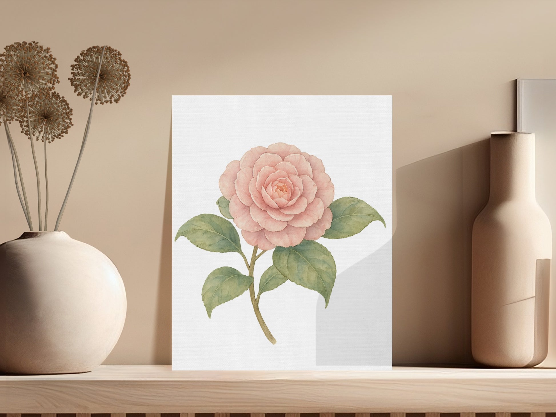Elegant Floral Art Print for Modern Home Decor product type
