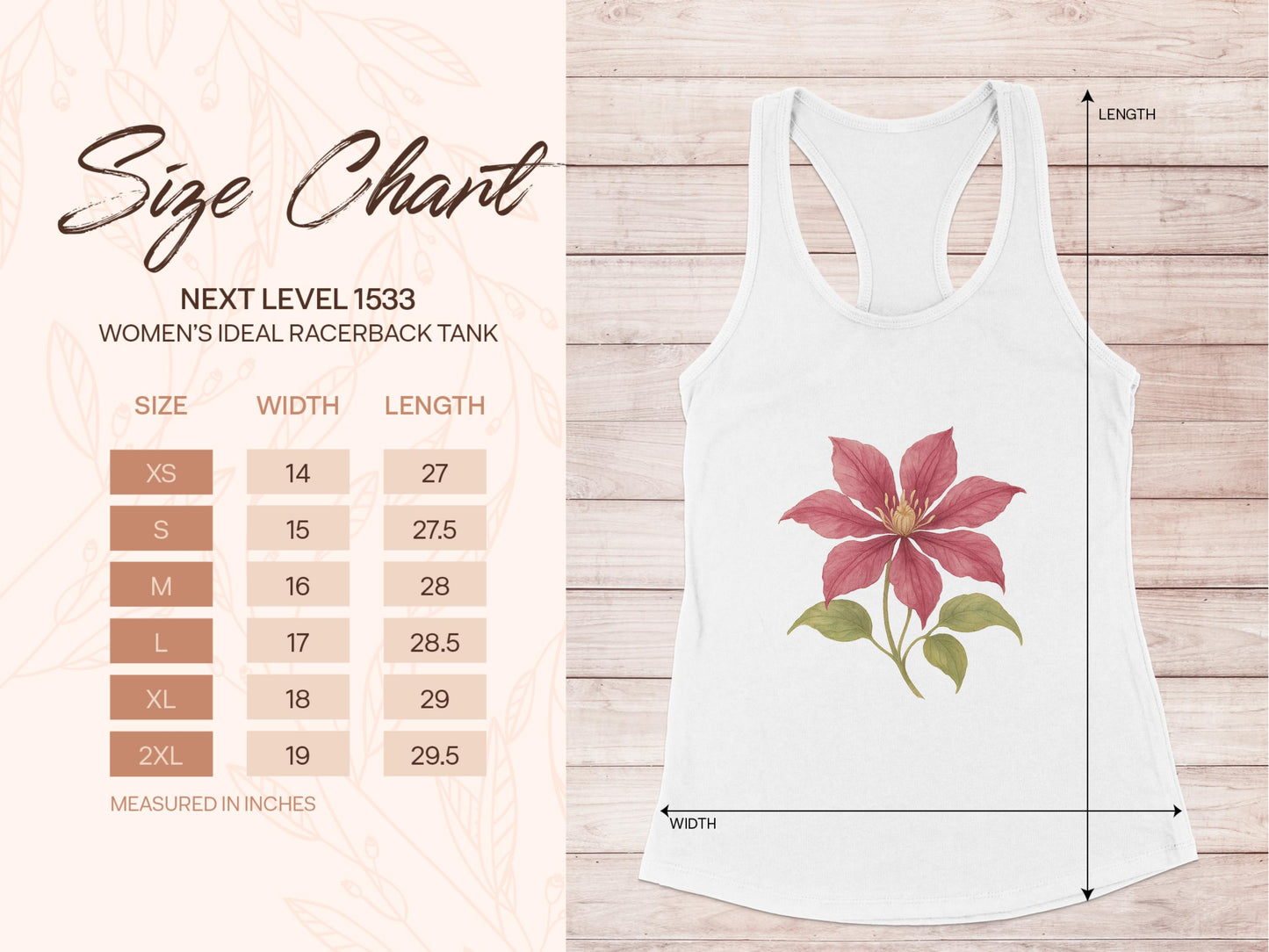 Flower Design Women's Ideal Racerback Tank product