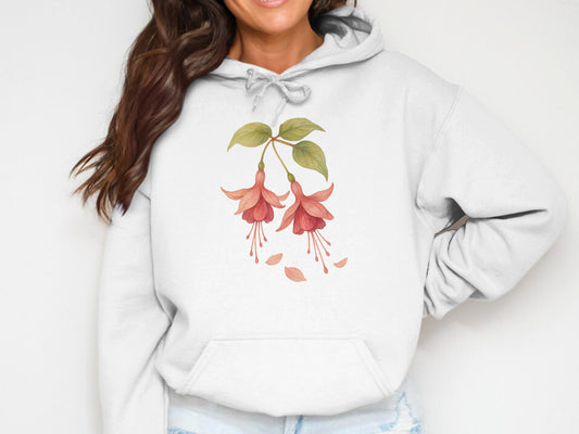 Blooming Floral Artwork Hoodie product type