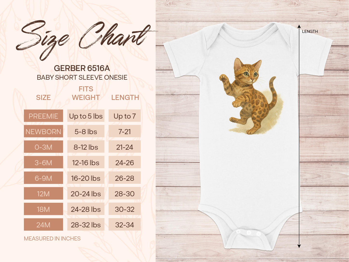 Cute Playful Kitten Printed Short Sleeve Onesie product