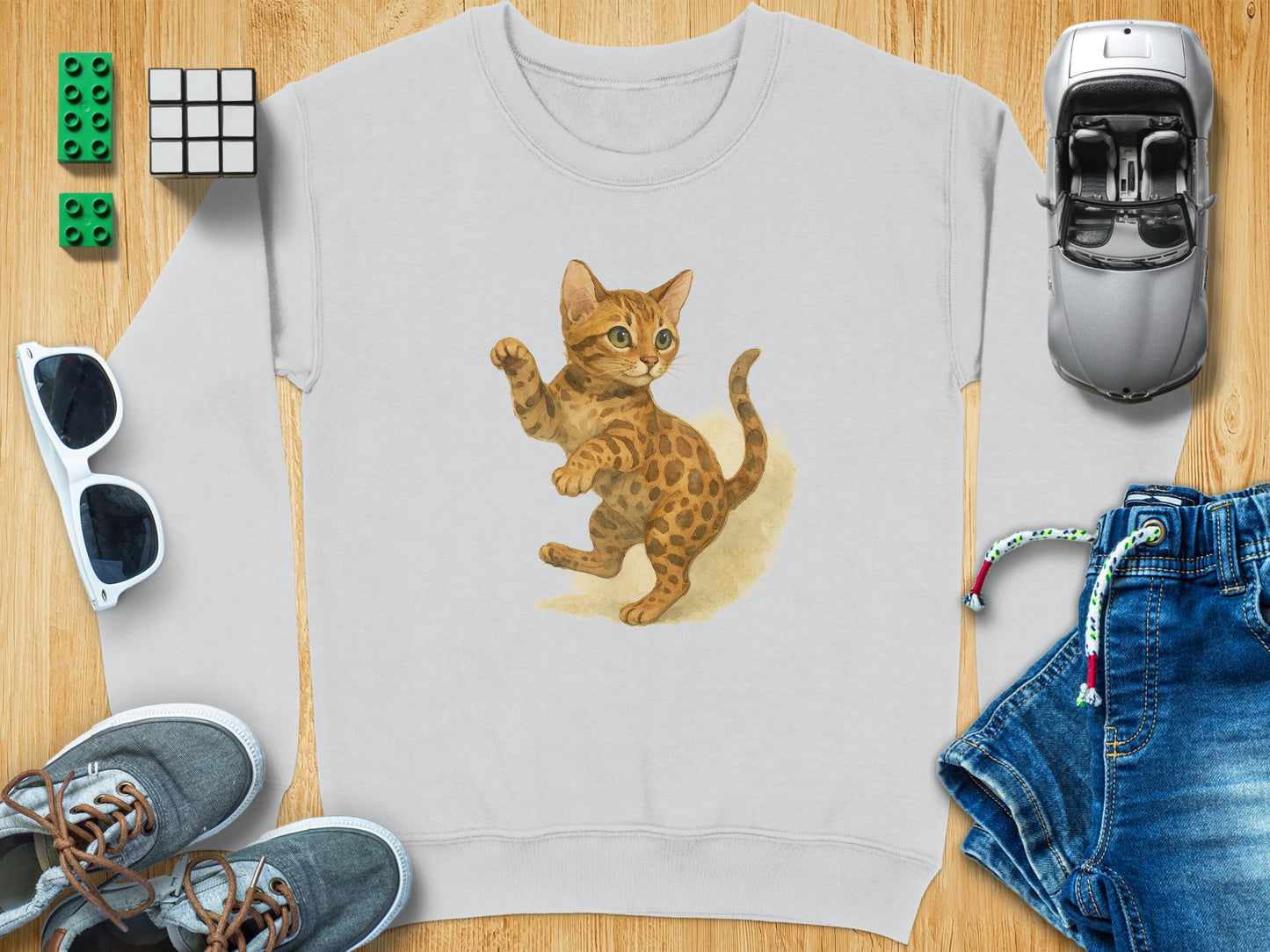 Adorable Cat Graphic Sweater for Women Casual product type
