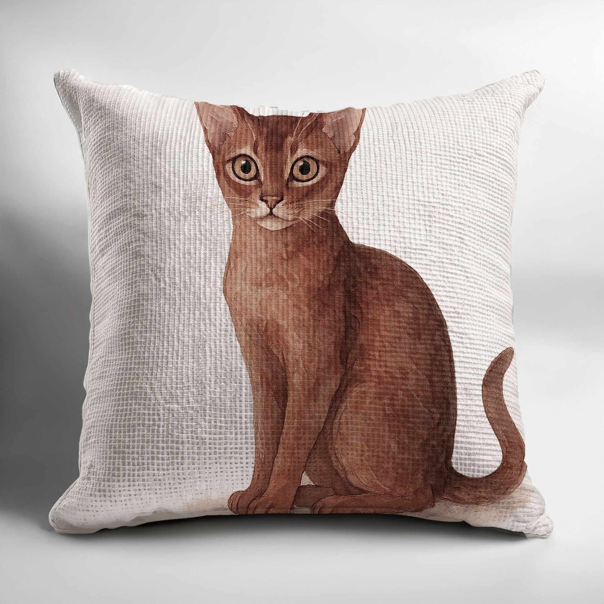 Cute Cat Print Pillow Perfect for Home Decor product