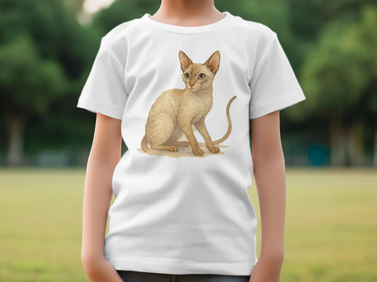 Cute Realistic Cat Illustration T-shirt product