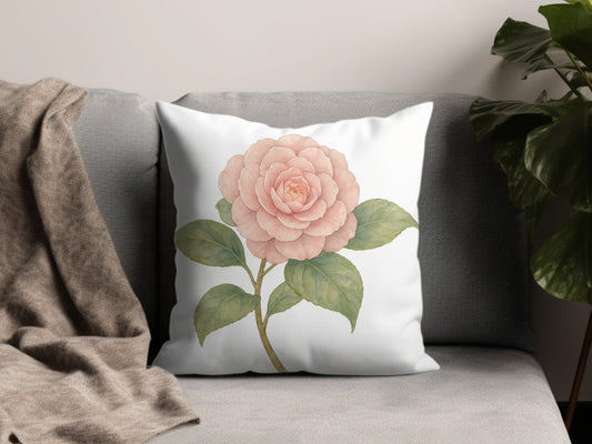 Decorative Cushion with Pink Flower Print product