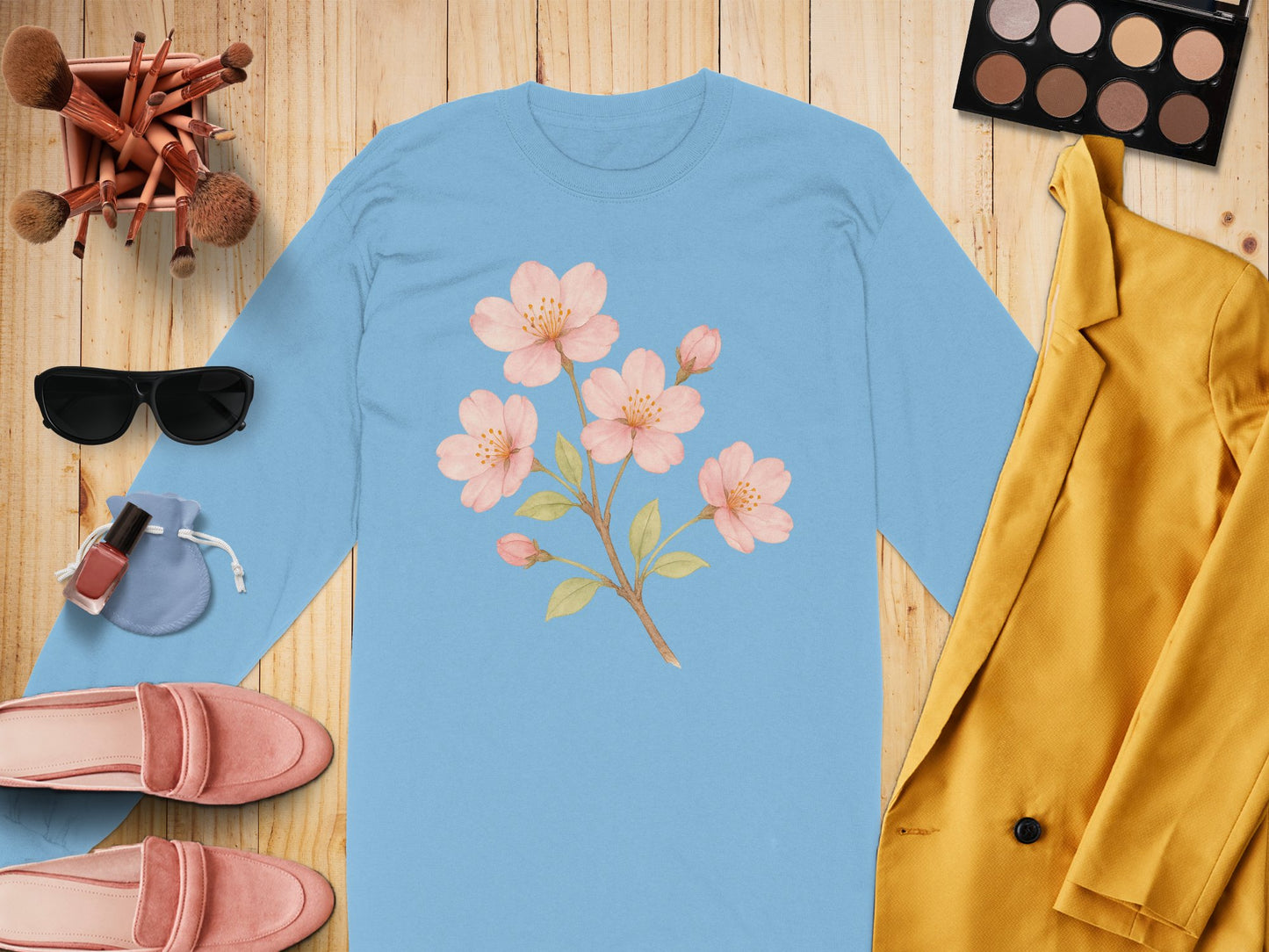 Cherry Blossom Long Sleeve Shirt product type
