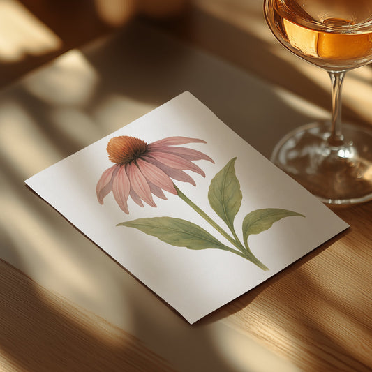 Beautiful Hand-Painted Botanical Flower Art Print product type