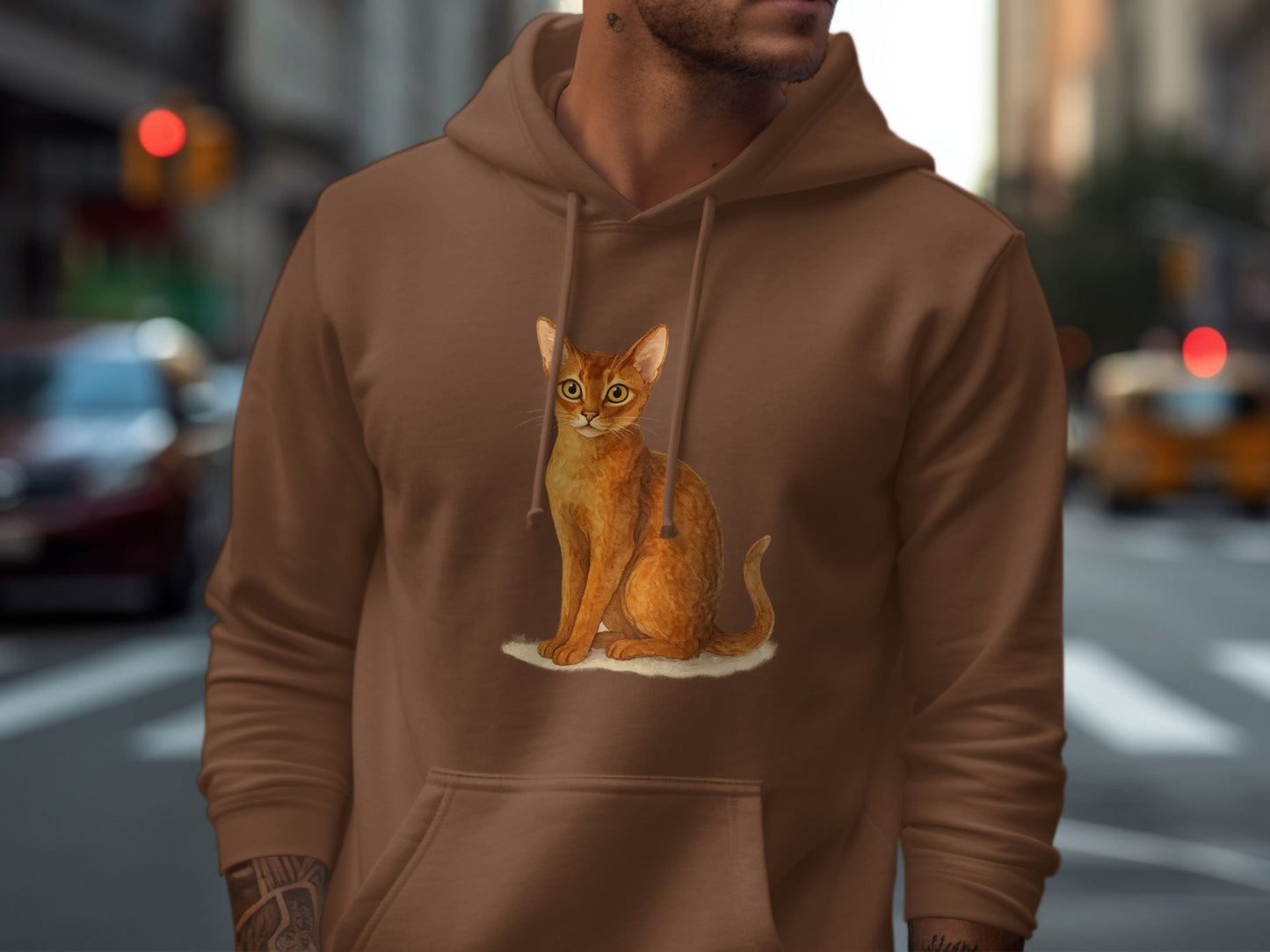 Cozy Hoodie with Cute Graphic of Cat product type