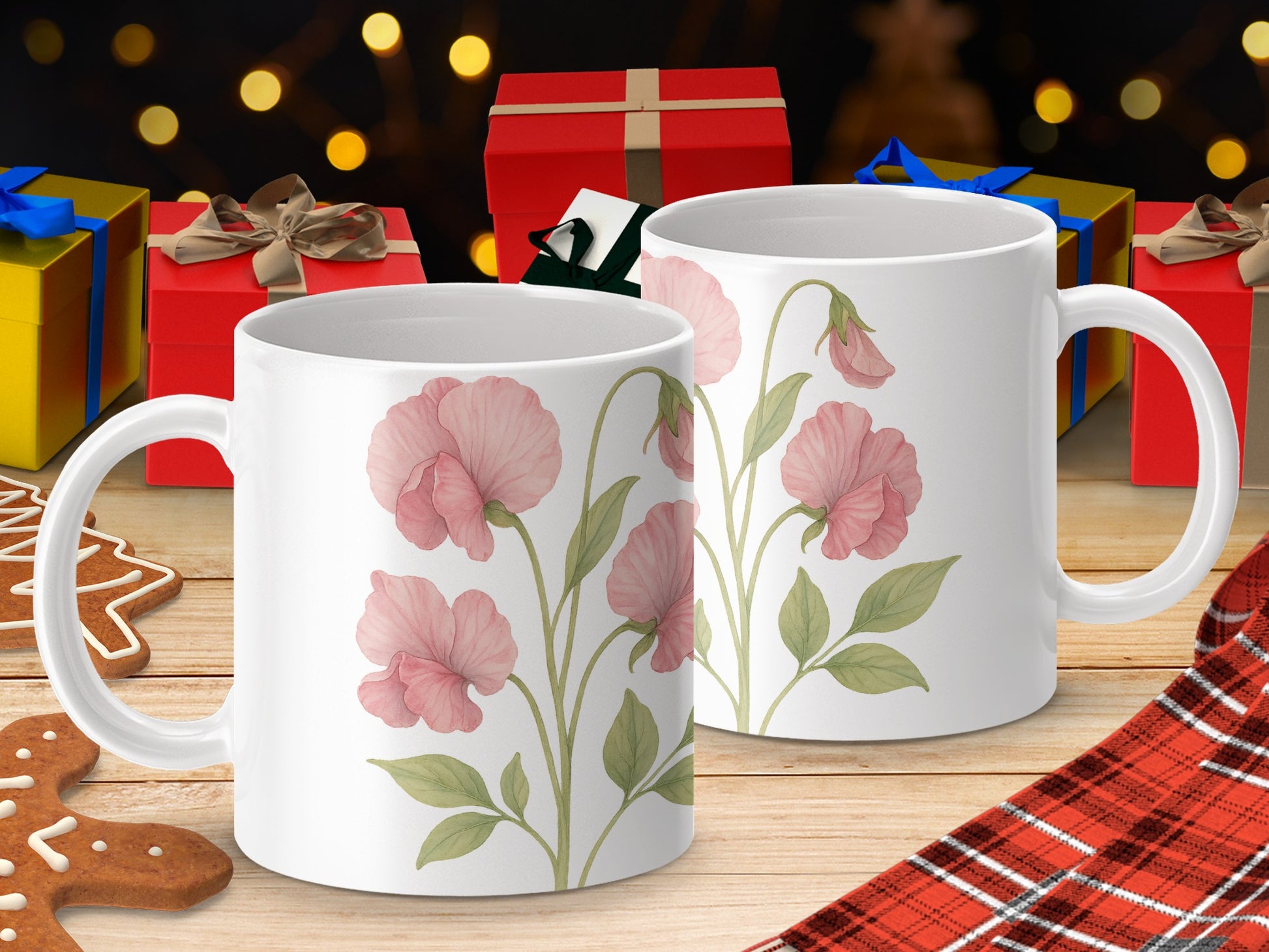 Beautiful Floral Design Coffee Mug Perfect Gift Mug Product Type