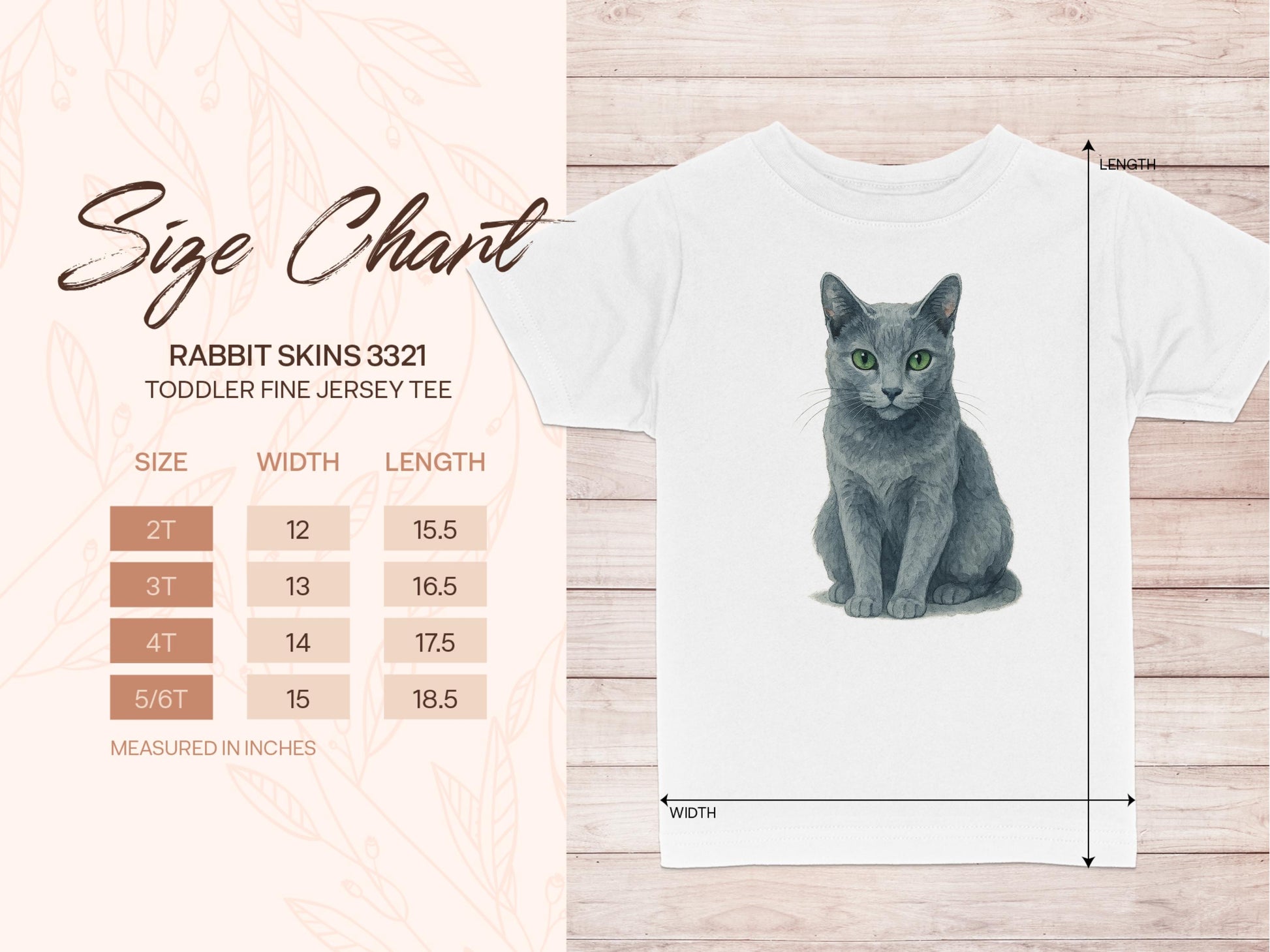 Cute Toddler Tee with Gray Cat Print product type
