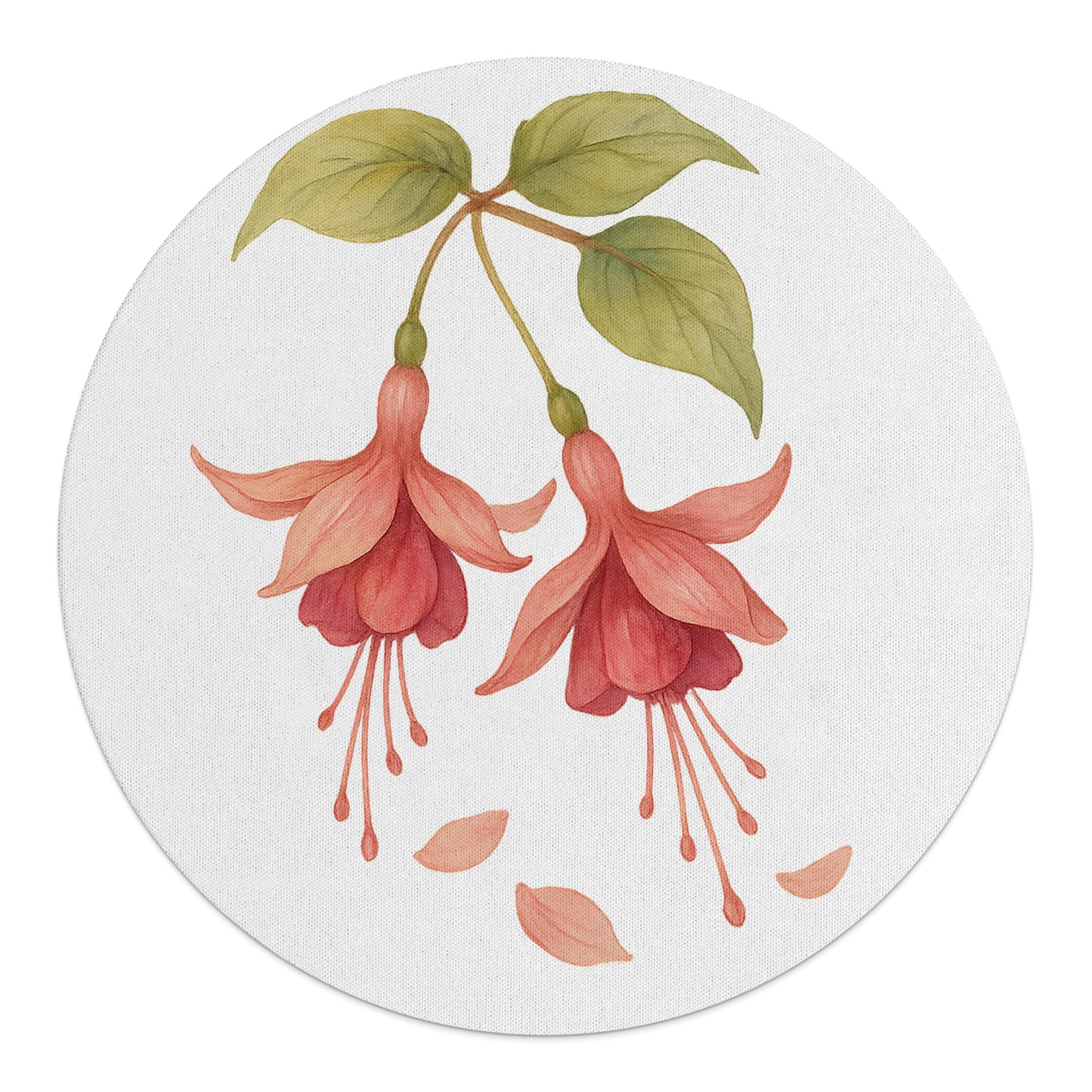 Beautiful Floral Design Artwork Round Rug product