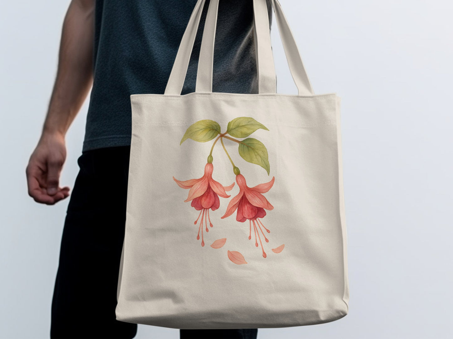 Floral Design Tote Bag for Everyday Use product type