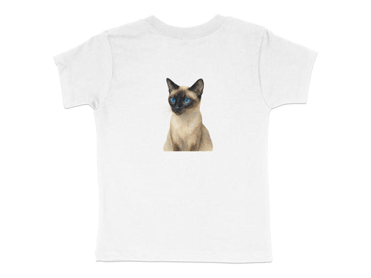 Cute Siamese Cat Graphic Youth T-shirt product type