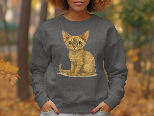 Adorable Cute Cat Graphic Design Sweatshirt product type