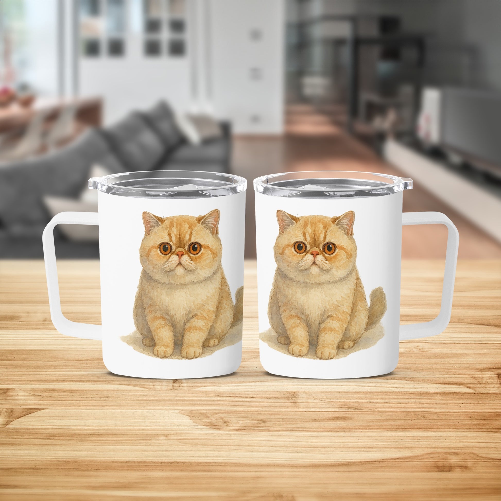 Cute Cartoon Cat Design Mug Set Coffee Mugs product