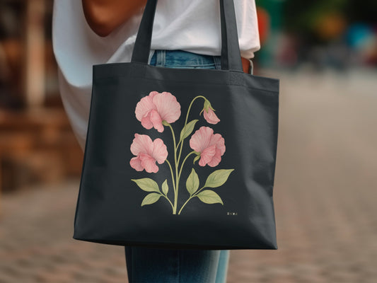 Stylish Floral Print Tote Bag Ideal Everyday Use product type