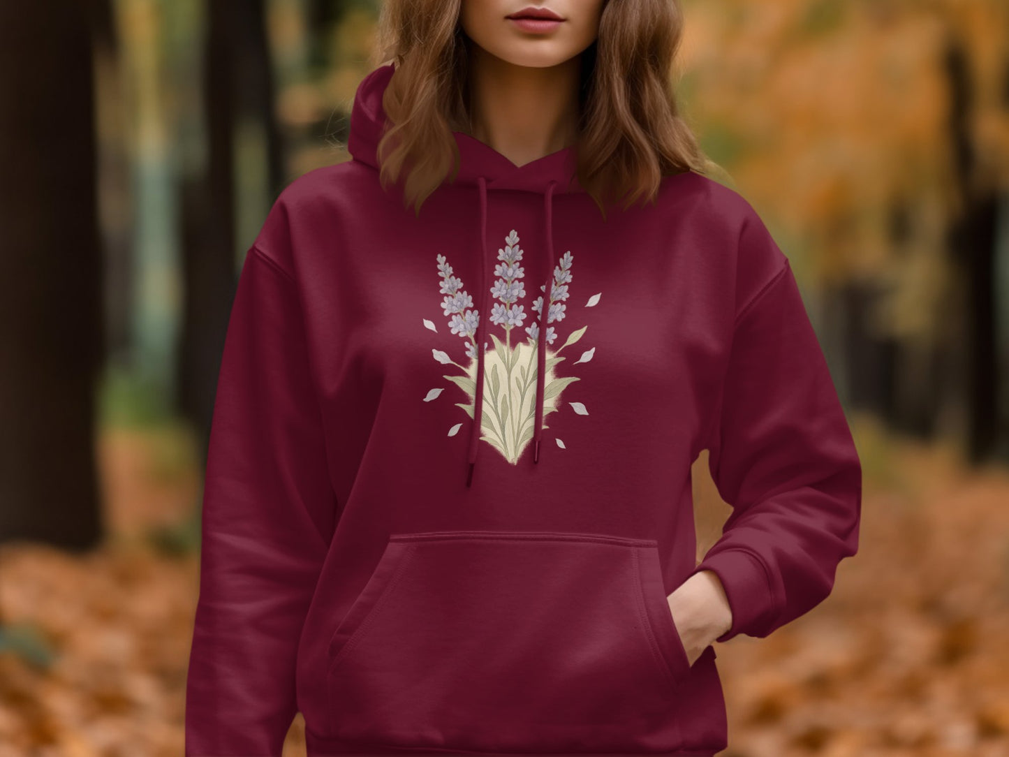 Autumn Inspired Floral Hoodie product