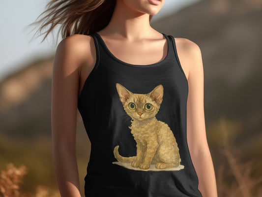 Cute Cat Graphic Design Women's Tank Top product