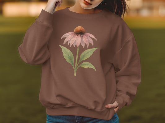 Beautiful Coneflower Graphic Sweatshirt product