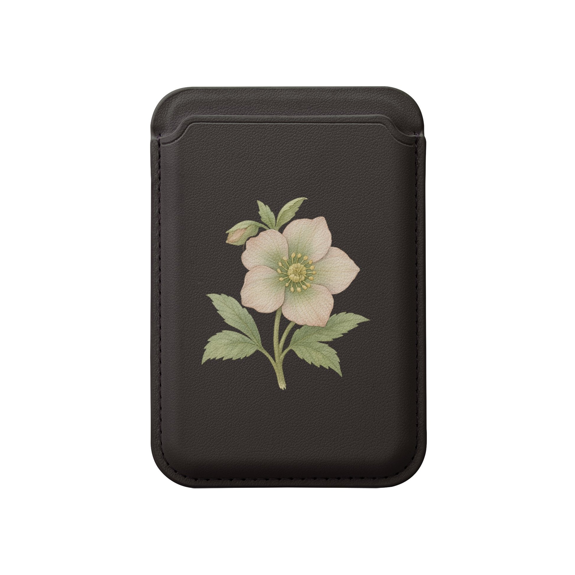 Elegant Floral Print Card Pocket Wallet Product