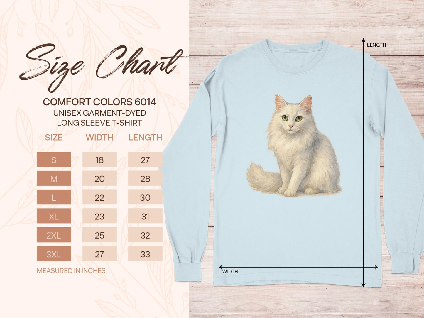 Cute Cat Design Long Sleeve T-Shirt product