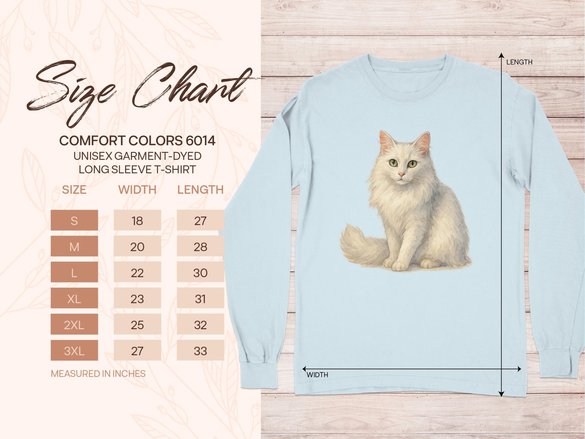 Cute Cat Design Long Sleeve T-Shirt product