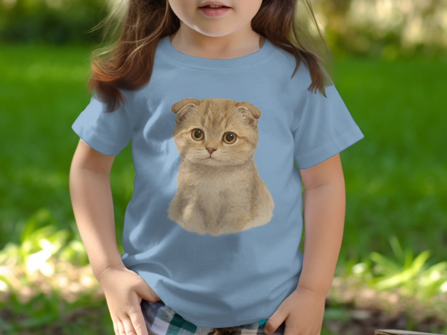 Cute Kitten Graphic Tee for Kids Adorable Cat T-Shirt product type