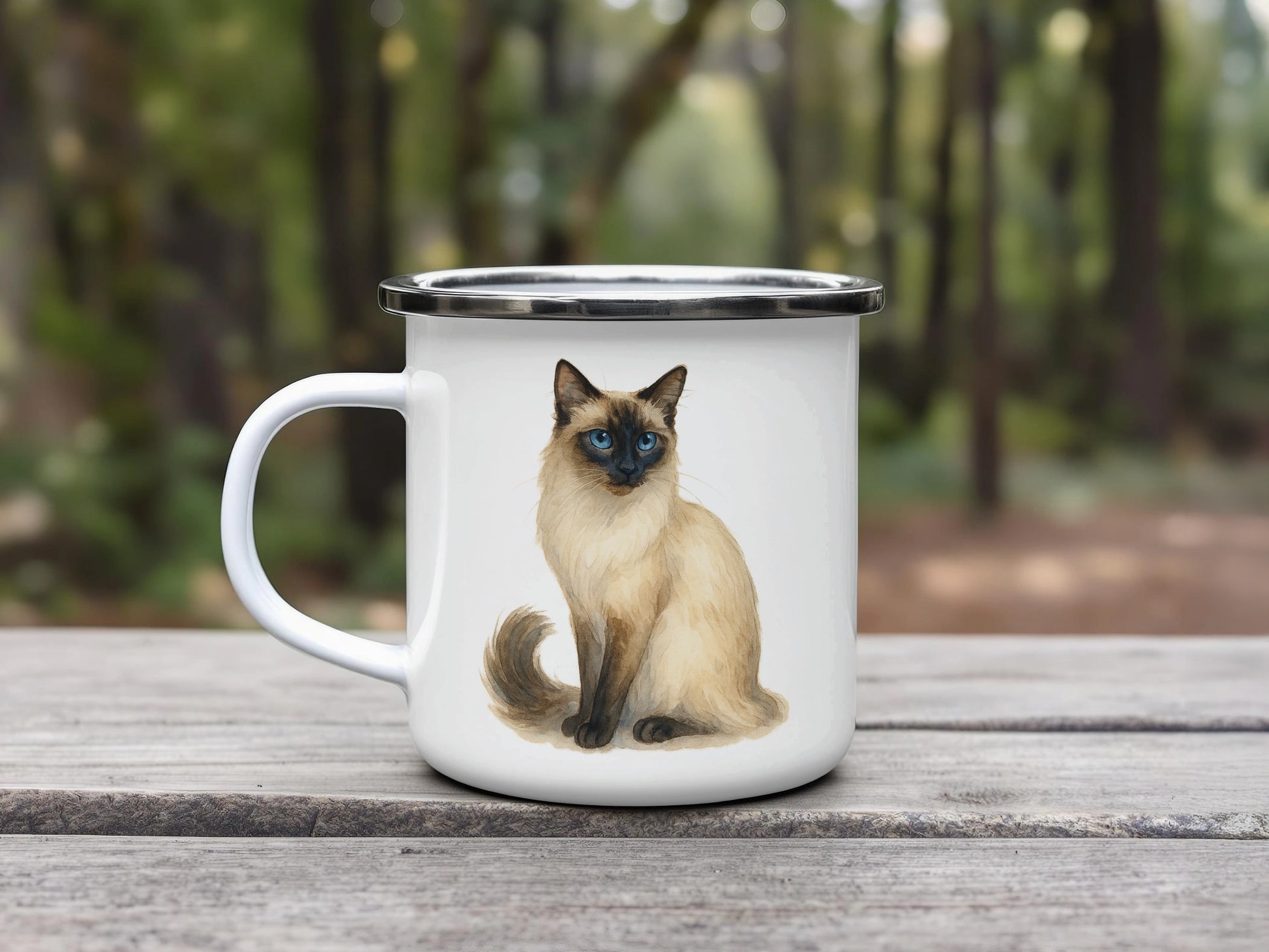 Beautiful Siamese Cat Art Ceramic Mug product